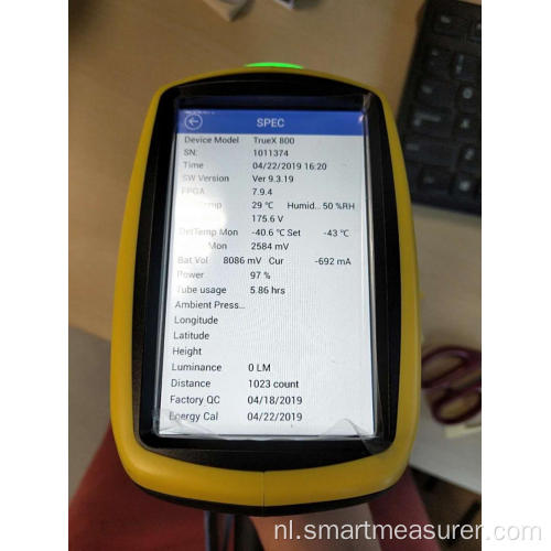 Handheld Xrf kostbare legering en metalen analyser